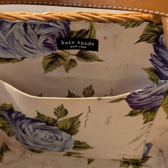 RARE Kate Spade Wicker "Original" Large Tote Bag | True Kate Spade Must Have! - Picture 4 of 9